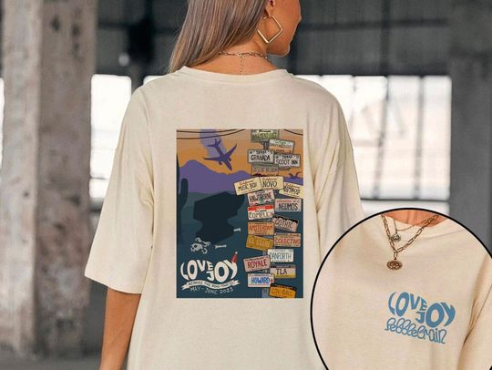 Discover Across The Pond Lovejoy Tour 2023 Merchandise Shirt