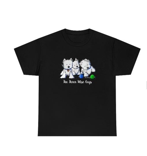 Discover KiniArt Westie Christmas Trio T-shirt
