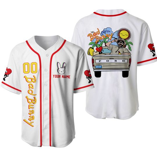 Discover Personalized Exclusive Bad Bunny Jersey, Un Verano Sin Ti Jersey, Bad Bunny Baseball Jersey