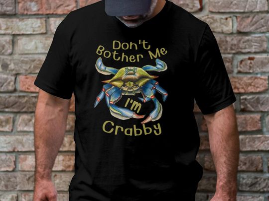 Discover I'm Old Fashioned, Don't Bother Me I'm Crabby Green Old people T-Shirt