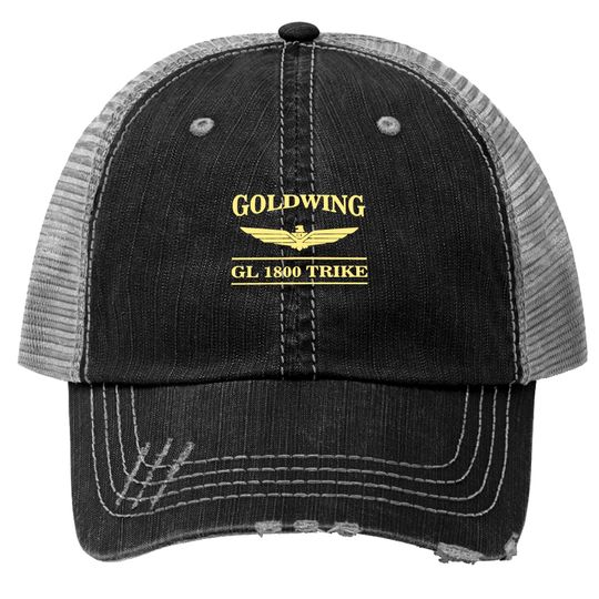 Discover GOLDWING TRIKE BAR LOGO Trucker Hats SHORT OR LONG SLEEVE M Trucker Hats