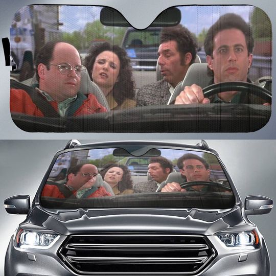 Discover Seinfeld Car Sunshade Seinfeld George Costanza Car Sun Shade