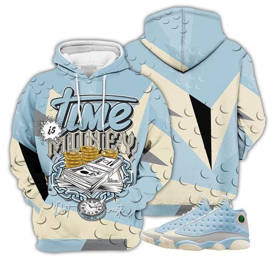 Discover Dope Time is Money Unisex Sneaker 3D Hoodie Match SoleFly 13s 3D Hoodie
