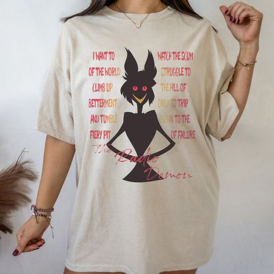 Discover The Radio Demon Hazbin Hotel Shirt, Alastor, Angel Dust, Charlie Morningstar, Vaggie, Husk, Niffty, Cherri, Lilith