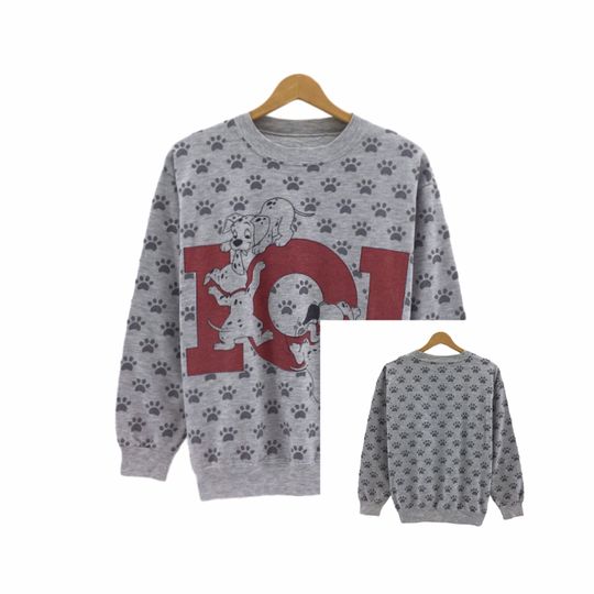 Discover Rare! Vintage 101 Dalmatian Big Logo Full Print Spell Out Crewneck