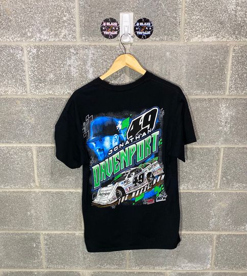 Discover Y2K 2010s Jonathan Davenport Late Model Dirt Track Racing Graphic T-Shirt