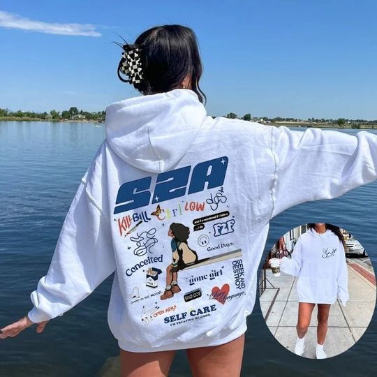 Discover SZA SOS 2 Sided Hoodie
