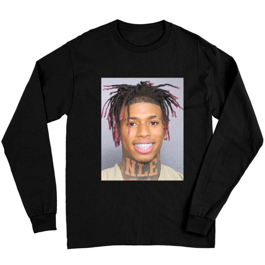 Discover NLE CHOPPA SMILING MUGSHOT Classic Long Sleeves