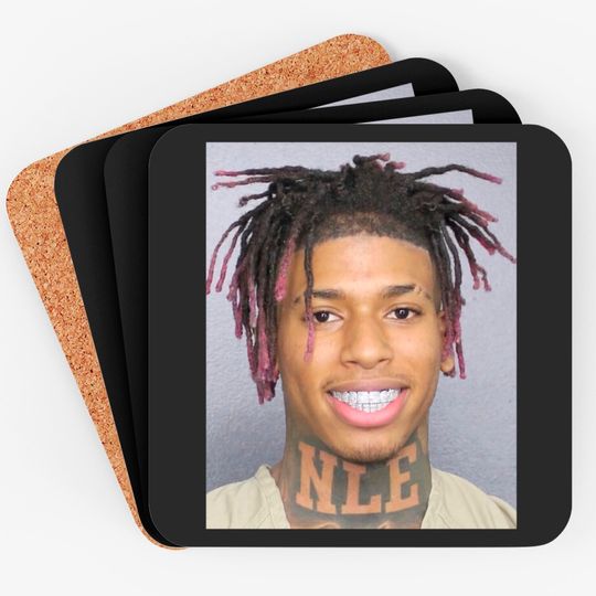 Discover NLE CHOPPA SMILING MUGSHOT Classic Coasters