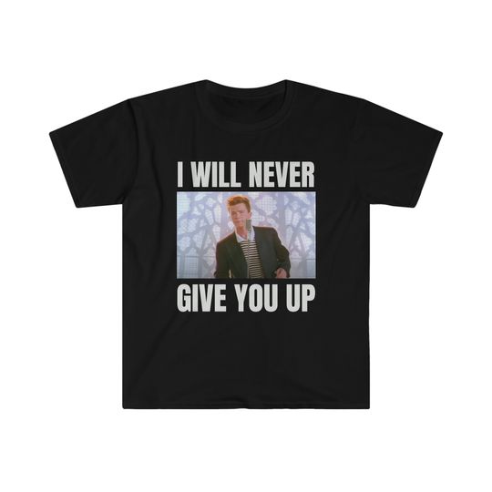 Discover Rick Astley T-Shirt Rick Roll