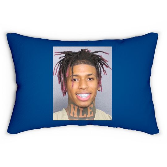 Discover NLE CHOPPA SMILING MUGSHOT Classic Lumbar Pillows