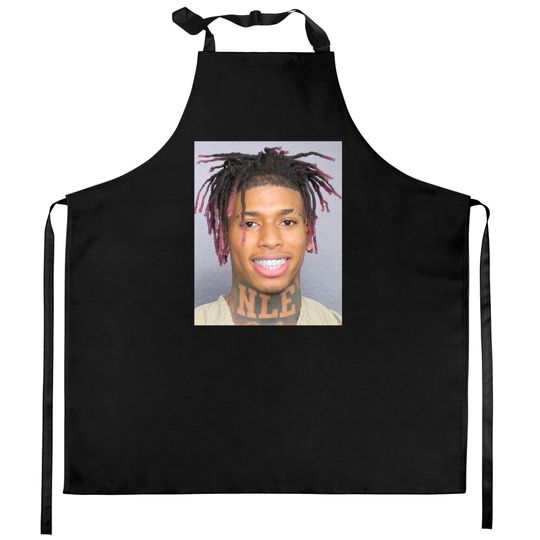 Discover NLE CHOPPA SMILING MUGSHOT Classic Kitchen Aprons