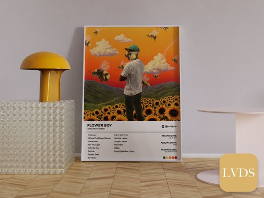 Discover Flower Boy - Tyler The Creator Album Poster