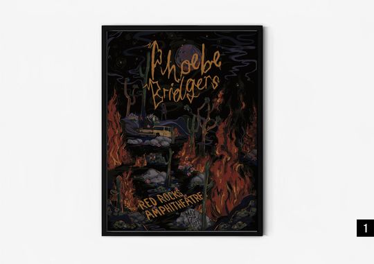 Discover Phoebe Bridgers tour poster