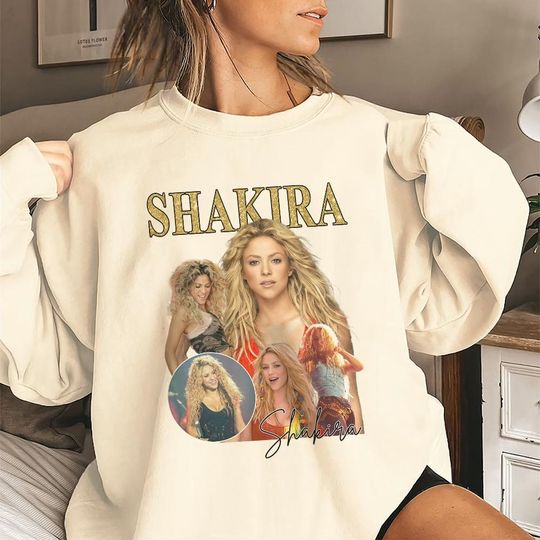 Discover SHAKIRA BZRP Music Sessions #53, Shakira 90s Vintage Sweatshirt
