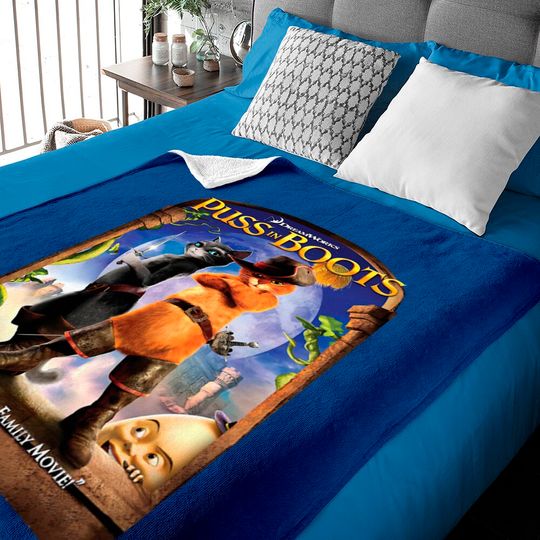 Discover Puss In Boots Movie Baby Blankets