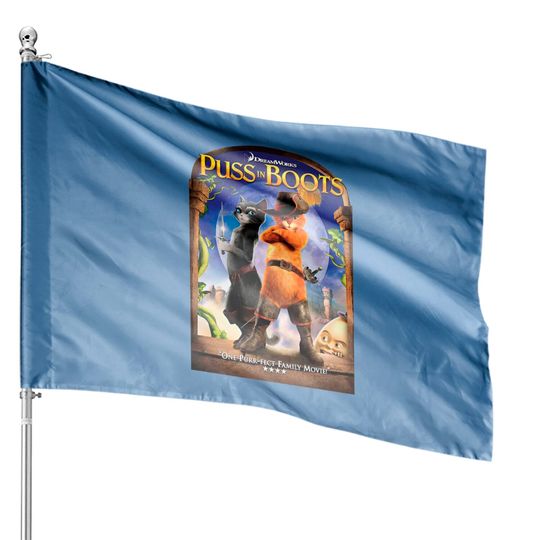 Discover Puss In Boots Movie House Flags
