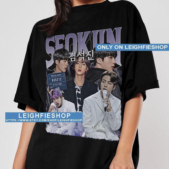Discover Seokjin Shirt Korean Pop Singer Kpop Fans T shirt