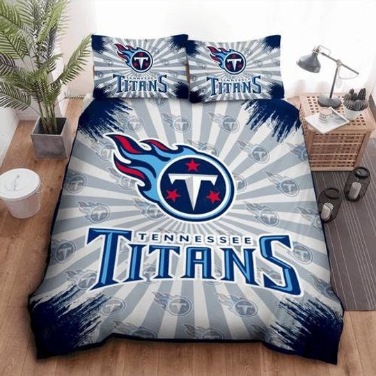 Discover Titans Football Bedding Set- Sport Football Sheet Set