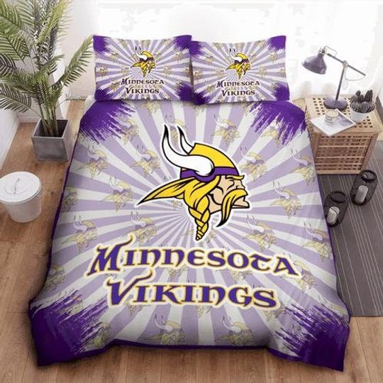 Discover Vikings Football Bedding Set- Sport Football Sheet Set