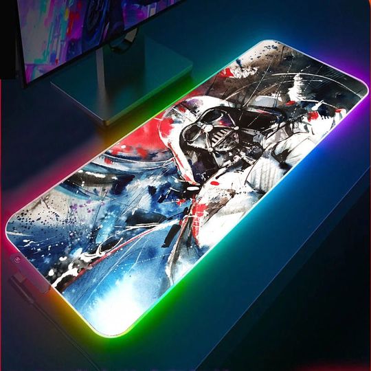 Discover Star Wars RGB Gaming Mouse Pad with LED Lights