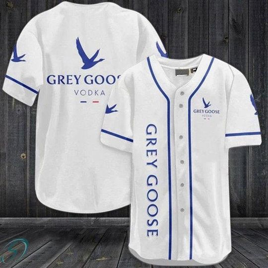 Discover Vintage Grey Goose Original Vodka Baseball Jersey,  Vodka Shirt, Alcohol Baseball Jersey