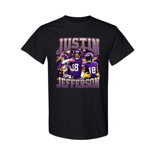 Discover Justin Jefferson Vintage T-Shirt