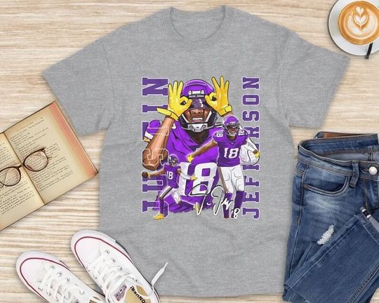 Discover Justin Jefferson Shirt, Justin Jefferson T-shirt, Minnesota Football shirt