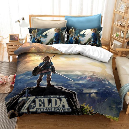 Discover Legend of Zelda  Gamer  3 Piece Bedding Set