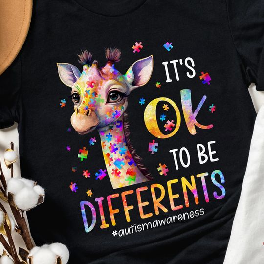 Discover It's OK To Be Different Autism T-Shirt