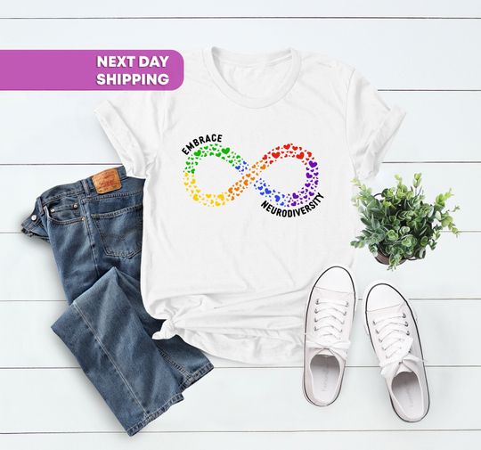 Discover Autism Acceptance Rainbow,Accept Shirt, Embrace Shirt