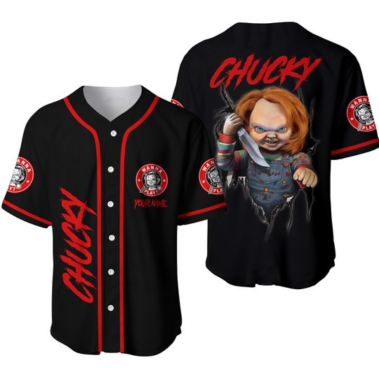Discover CHUCKY Baseball Jersey Shirt