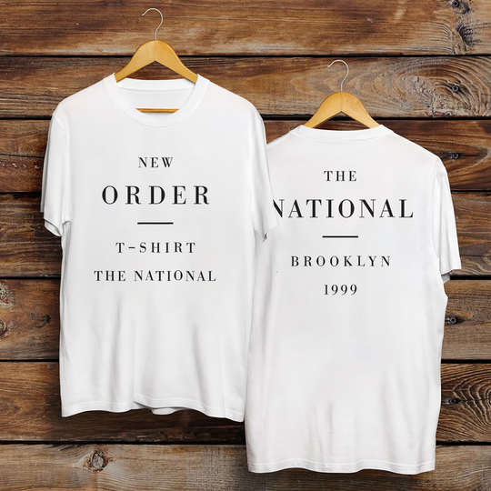 The National UK Tour 2023 T-Shirt, N-ew Order T-Shirt Lyrics, National Band Concert Merch