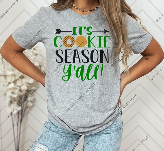 Discover It's Cookie Season Y'all Girl Scout Cookie Shirt