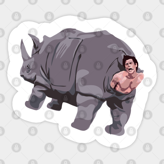 Discover Ace Rhino - Ace Ventura - Sticker