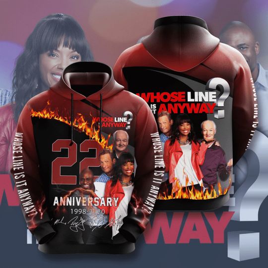 Discover Whose Line is it Anyway 3D Hoodie