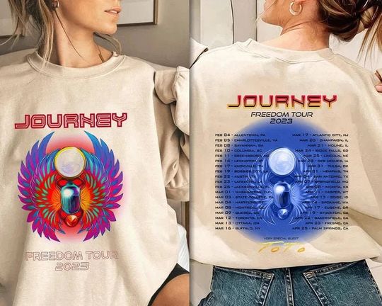 Discover Journey Freedom Tour 2023 Anniversary Shirt