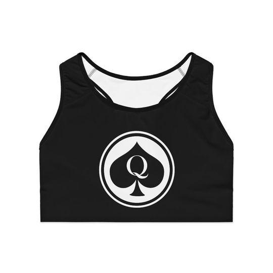 Discover ThatXpression Queen Of Spade Sports Bra