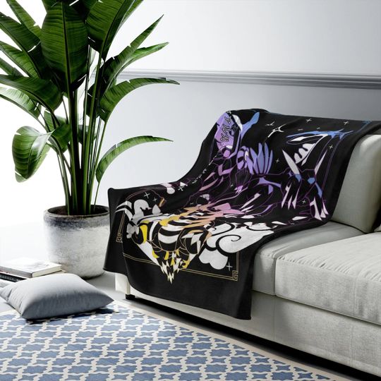 Discover Dialga Palkia Giratina Blanket blanket! Perfect for a Gift, Present, Holiday, Birthday! Japanese Anime