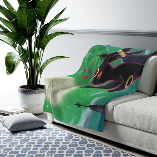 Discover Umbreon blanket! Perfect for a Gift, Present, Holiday, Birthday! Japanese Anime