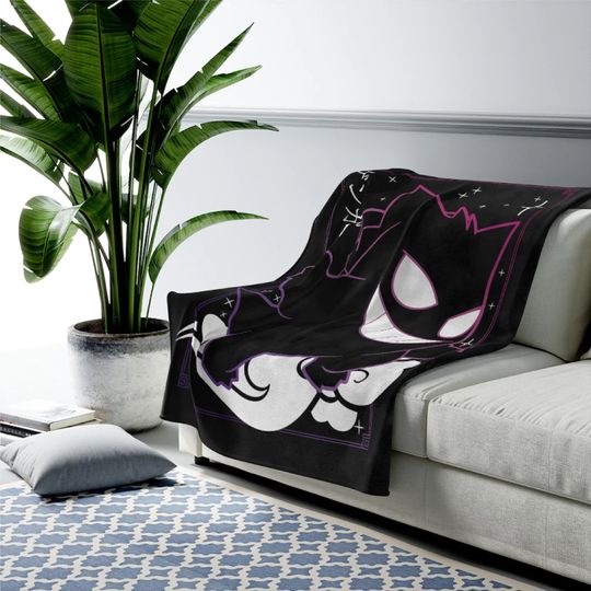 Discover Gengar blanket! Perfect for a Gift, Present, Holiday, Birthday! Japanese Anime