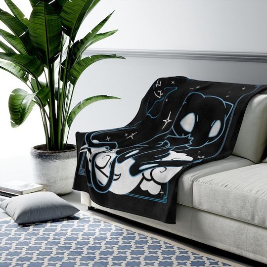 Discover Mew blanket! Perfect for a Gift, Present, Holiday, Birthday! Japanese Anime
