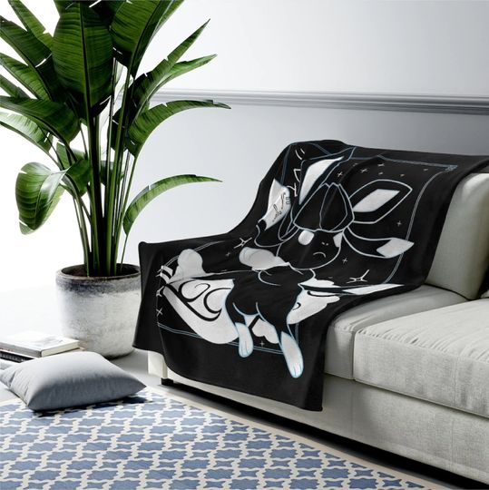 Discover Glaceon blanket! Perfect for a Gift, Present, Holiday, Birthday! Japanese Anime