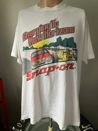 Discover Snap On Tools Charging To New Horizons Racing T-Shirt