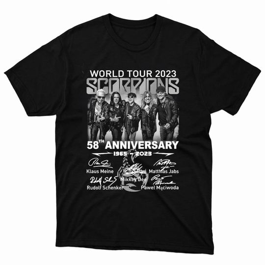 Discover 58TH ANNIVERSARY Scorpions World Tour 2023