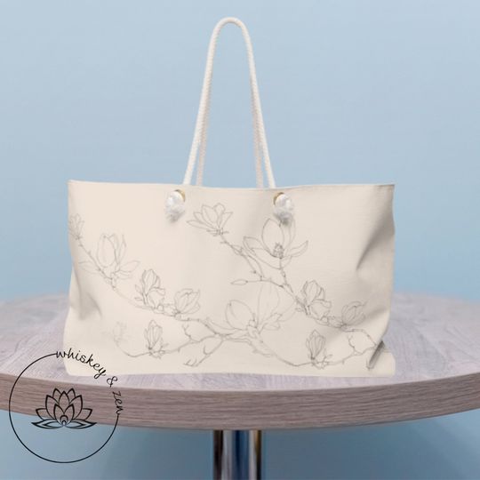 Discover Magnolia Weekender Bag, Oversized Weekender Bag