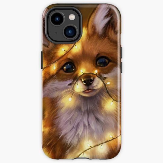 Discover illuminated fox iPhone Case