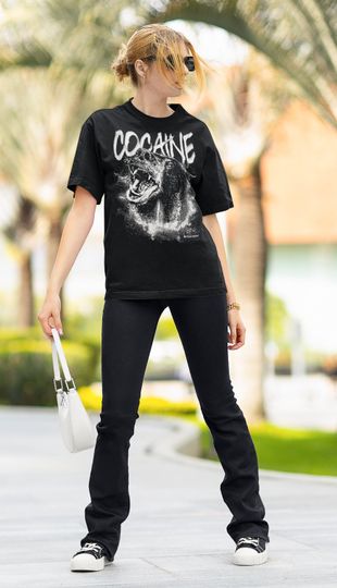 Discover Bear on Cocaine Movie Funny Meme T Shirt