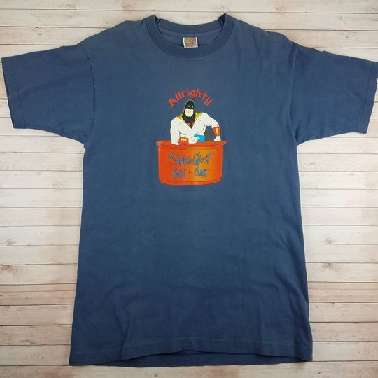 Discover Vintage 1998 Space Ghost Coast To Coast Alrighty Cartoon Network Shirt