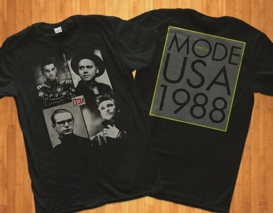 Discover Vintage DEP Mode USATour 1988 Concert T Shirt